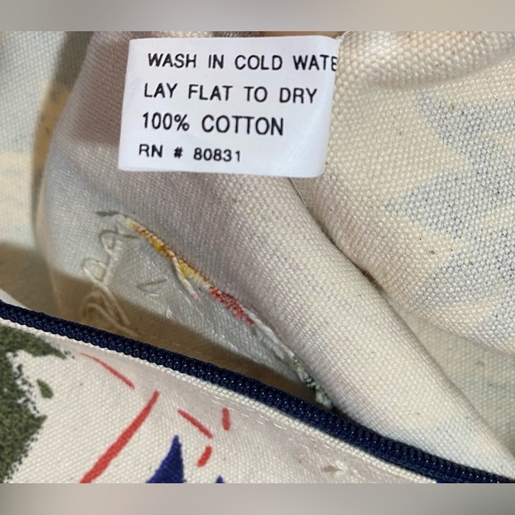 Tote Bag Spring Canvas Colorful Patterned Floral/Abstract Design NEW - Picture 7 of 9